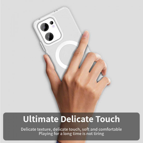 Techsuit CandyCase MagSafe Oppo Reno13 F 4G / Reno13 F 5G / Reno13 FS 5G White