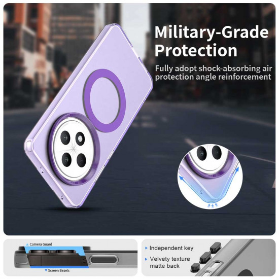 Techsuit CandyCase MagSafe Oppo A40 4G / A60 5G Purple