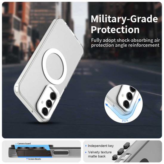 Techsuit CandyCase MagSafe Samsung Galaxy A25 5G White