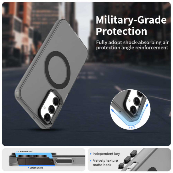 Techsuit CandyCase MagSafe Samsung Galaxy A25 5G Black
