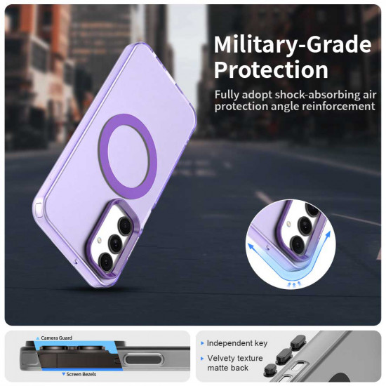Techsuit CandyCase MagSafe Samsung Galaxy A25 5G Purple