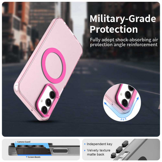 Techsuit CandyCase MagSafe Samsung Galaxy A25 5G Pink