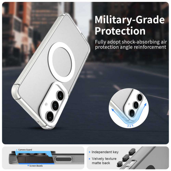 Techsuit CandyCase MagSafe Samsung Galaxy S24 / S25 White