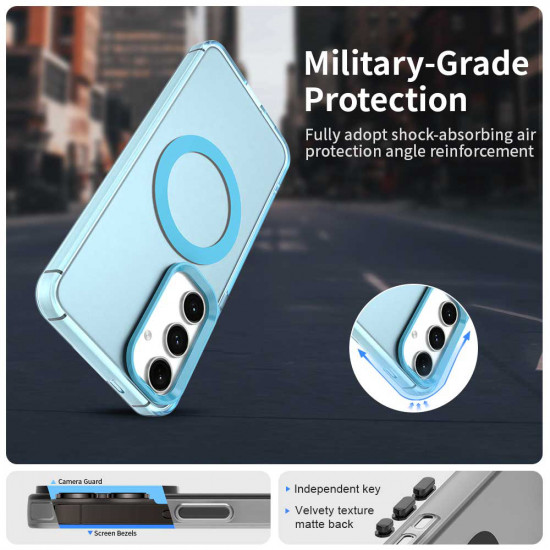 Techsuit CandyCase MagSafe Samsung Galaxy S24 Plus / S25 Plus Blue