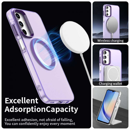 Techsuit CandyCase MagSafe Samsung Galaxy A35 5G Purple