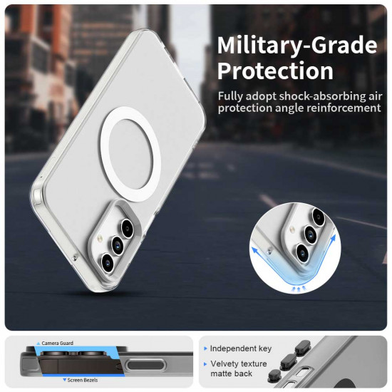 Techsuit CandyCase MagSafe Samsung Galaxy A35 5G White