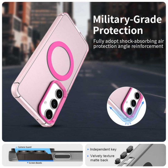 Techsuit CandyCase MagSafe Samsung Galaxy S24 / S25 Pink