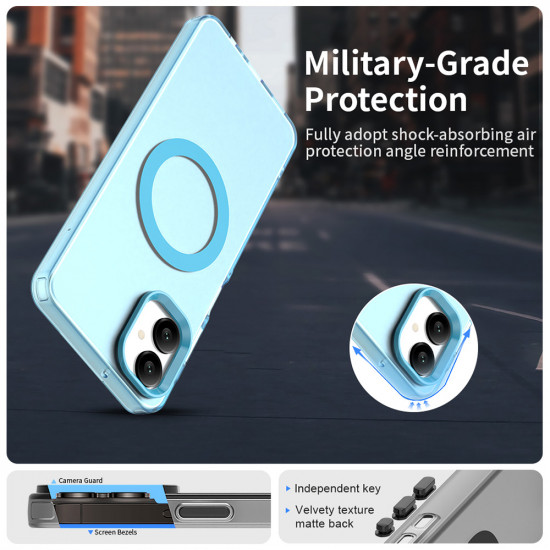 Techsuit CandyCase MagSafe Samsung Galaxy A06 Blue