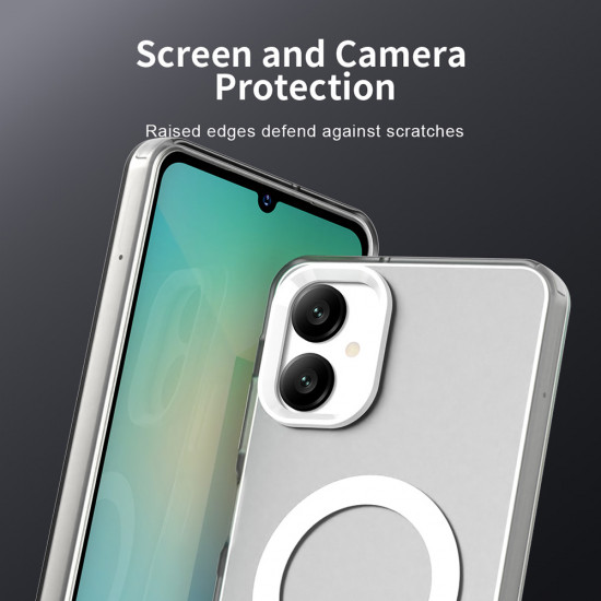 Techsuit CandyCase MagSafe Samsung Galaxy A06 White Techsuit CandyCase MagSafe Samsung Galaxy A06 White