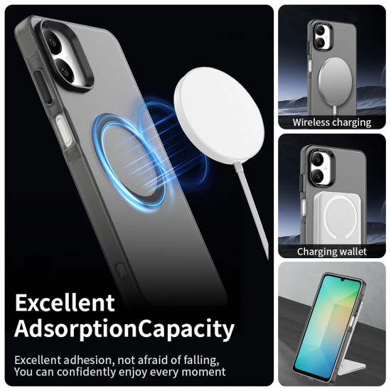 Techsuit CandyCase MagSafe Samsung Galaxy A06 Black Techsuit CandyCase MagSafe Samsung Galaxy A06 Black