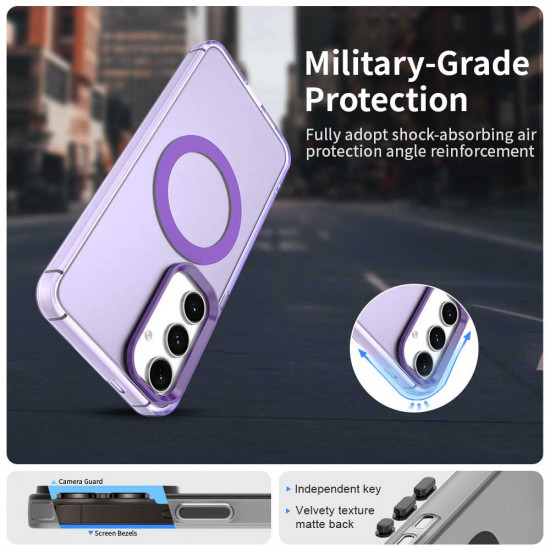 Techsuit CandyCase MagSafe Samsung Galaxy S24 FE Purple