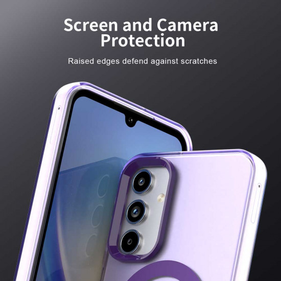 Techsuit CandyCase MagSafe Samsung Galaxy A55 5G Purple Techsuit CandyCase MagSafe Samsung Galaxy A55 5G Purple