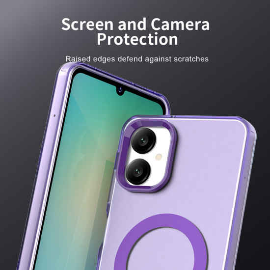 Techsuit CandyCase MagSafe Samsung Galaxy A06 Purple
