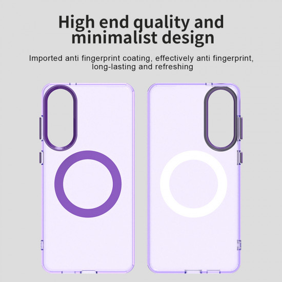 Techsuit CandyCase MagSafe Samsung Galaxy S25 Edge Purple