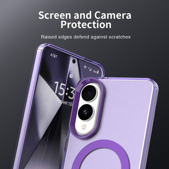 Techsuit CandyCase MagSafe Samsung Galaxy S25 Edge Purple