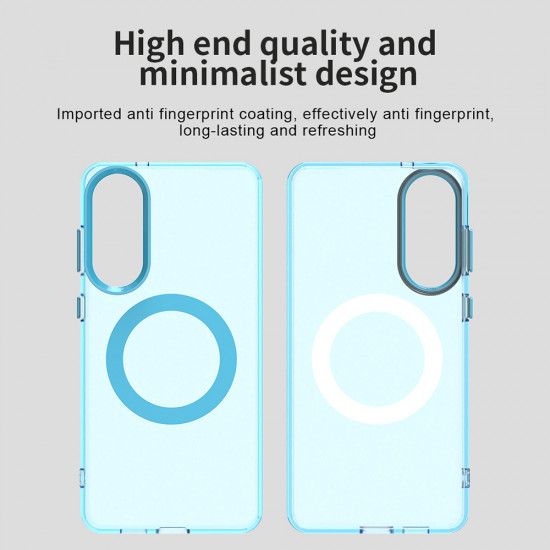 Techsuit CandyCase MagSafe Samsung Galaxy S25 Edge Blue