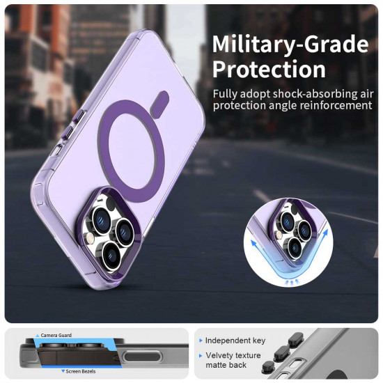 Techsuit CandyCase MagSafe iPhone 13 Pro Purple