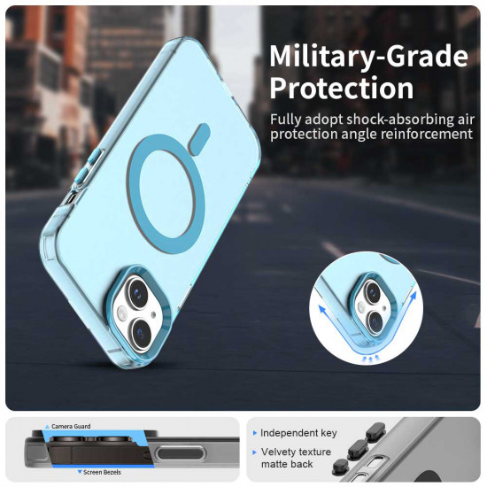 Techsuit CandyCase MagSafe iPhone 14 Blue