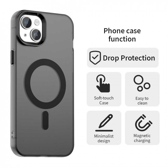 Techsuit CandyCase MagSafe iPhone 14 Black Techsuit CandyCase MagSafe iPhone 14 Black