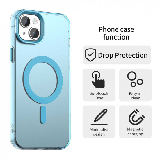 Techsuit CandyCase MagSafe iPhone 15 Blue