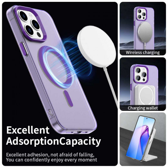 Techsuit CandyCase MagSafe iPhone 15 Pro Purple