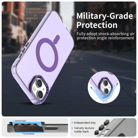 Techsuit CandyCase MagSafe iPhone 15 Purple