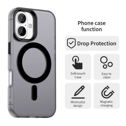 Techsuit CandyCase MagSafe iPhone 16 Plus Black Techsuit CandyCase MagSafe iPhone 16 Plus Black