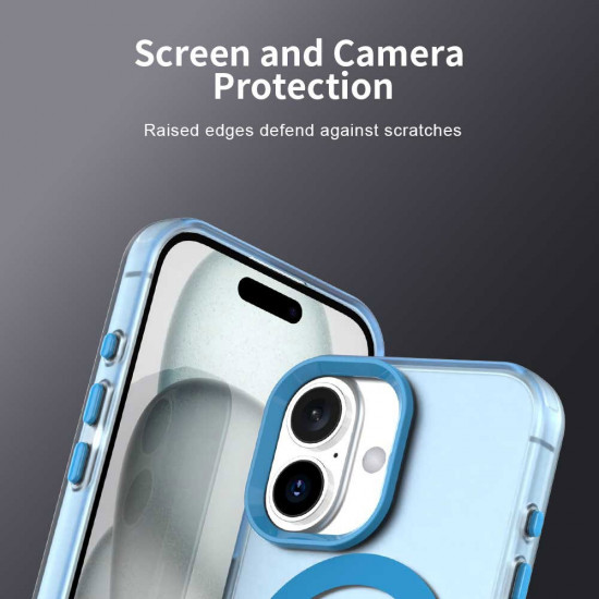 Techsuit CandyCase MagSafe iPhone 16 Plus Blue