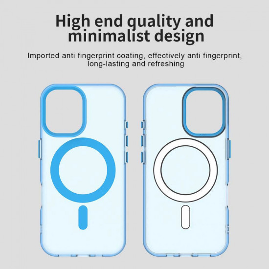Techsuit CandyCase MagSafe iPhone 16 Plus Blue
