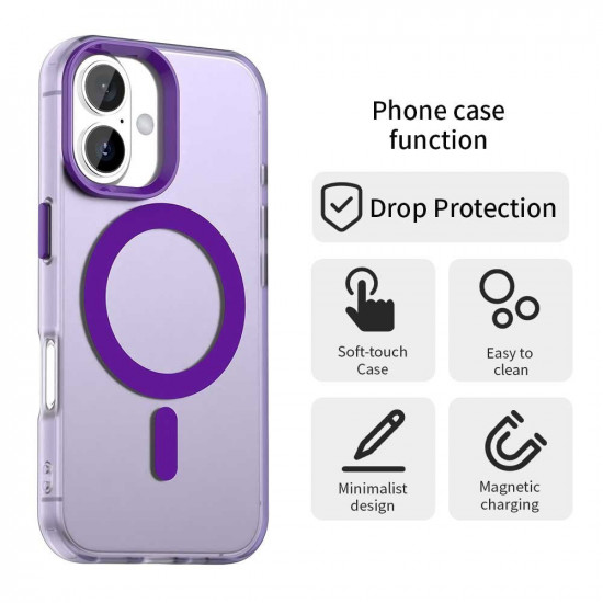Techsuit CandyCase MagSafe iPhone 17 Purple
