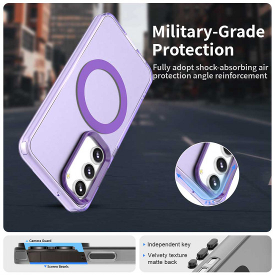 Techsuit CandyCase MagSafe Samsung Galaxy S23 Purple Techsuit CandyCase MagSafe Samsung Galaxy S23 Purple