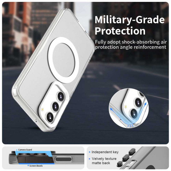 Techsuit CandyCase MagSafe Samsung Galaxy S23 White