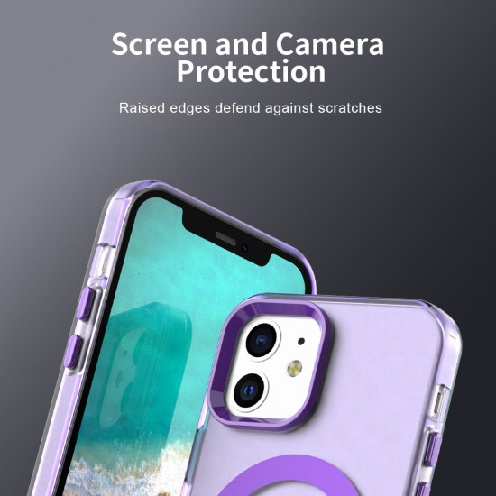 Techsuit CandyCase MagSafe iPhone 12 / iPhone 12 Pro Purple