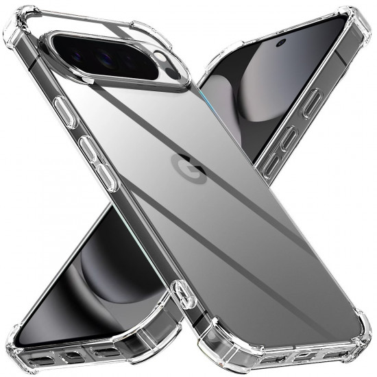 Techsuit Shockproof Clear Silicone Google Pixel 10 Pro XL Clear