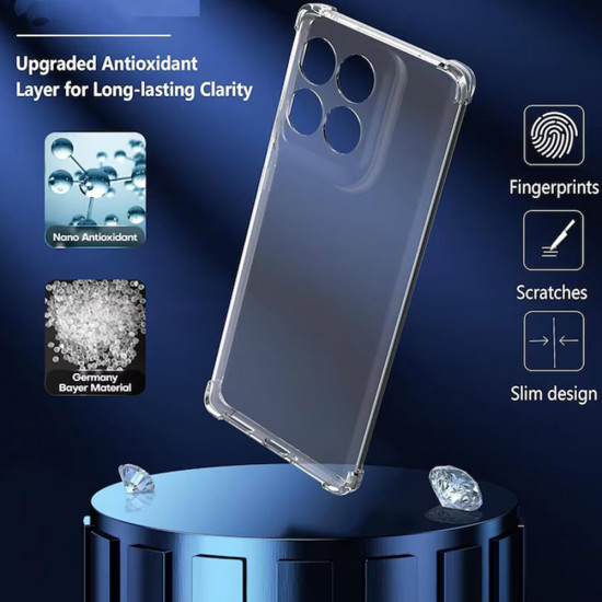 Techsuit Shockproof Clear Silicone Google Pixel 10 Pro XL Clear