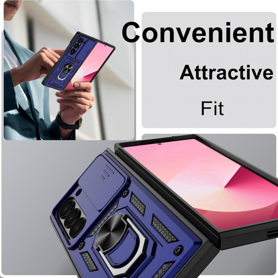 Techsuit CamShield Series Samsung Galaxy Z Fold7 Blue