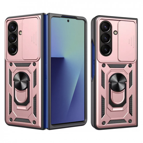Techsuit CamShield Series Samsung Galaxy Z Fold7 Rose Gold