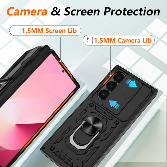 Techsuit CamShield Series Samsung Galaxy Z Fold7 Black