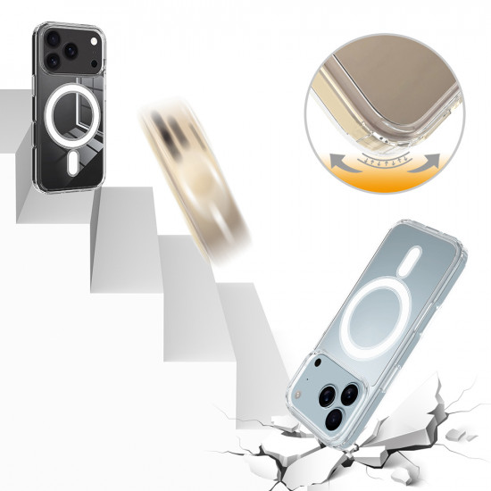 Techsuit MagSafe Pro iPhone 17 Pro Transparent