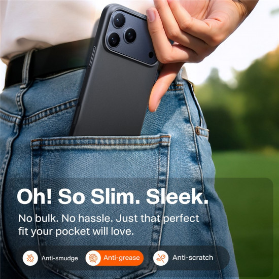 Torras SlimFit MagSafe Series iPhone 17 Pro Black