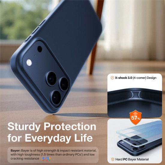Torras SlimFit MagSafe Series iPhone 17 Black