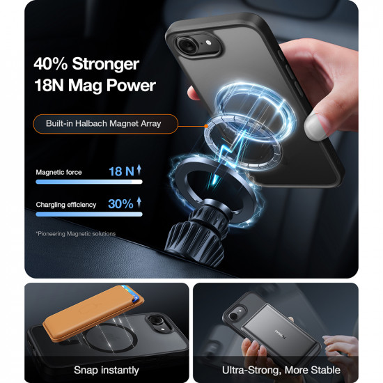 Torras Guardian Magnetic Series iPhone 17 Pro Navy Blue