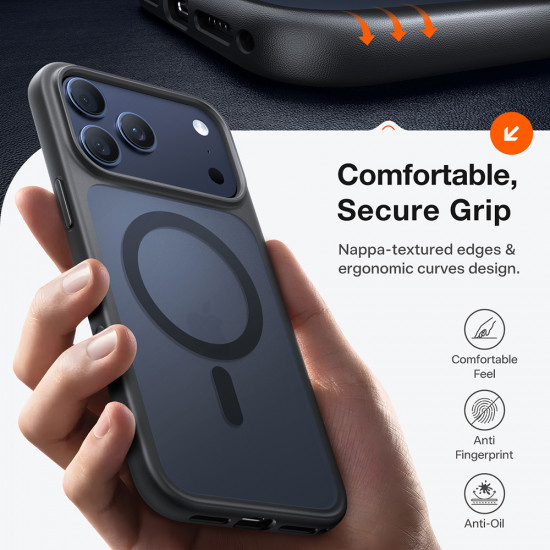 Torras Guardian Magnetic Series iPhone 17 Pro Black