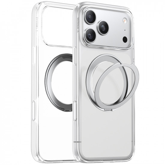 Torras Ostand Pro MagSafe Series iPhone 17 Pro Clear