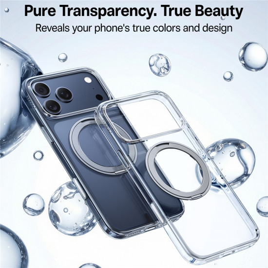 Torras Ostand Pro MagSafe Series iPhone 17 Pro Clear