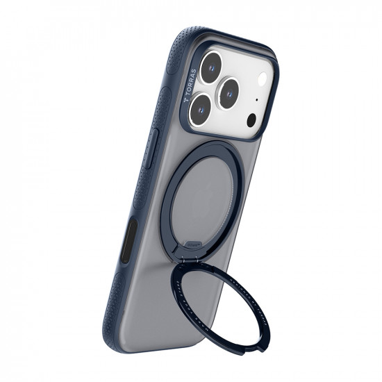 Torras Ostand R Fitness Series iPhone 17 Pro Navy Blue