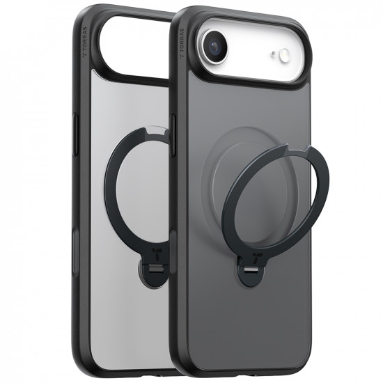 Torras Ostand Spin MagSafe Series iPhone 17 Air Black