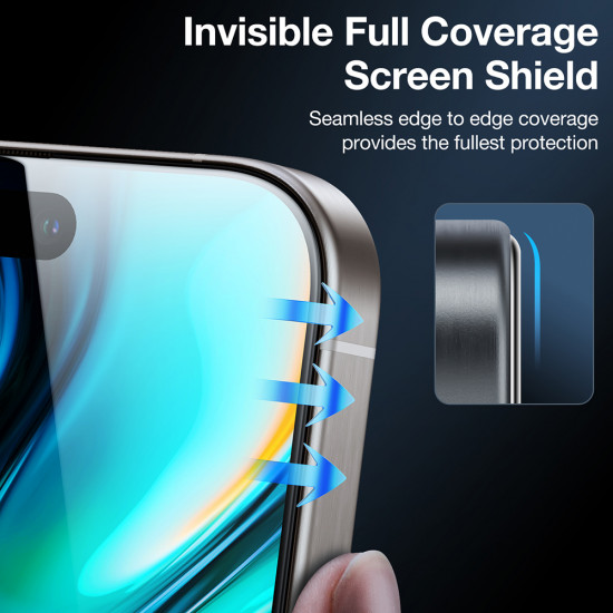 Torras GlassGo Install Master Privacy iPhone 17 Pro Black