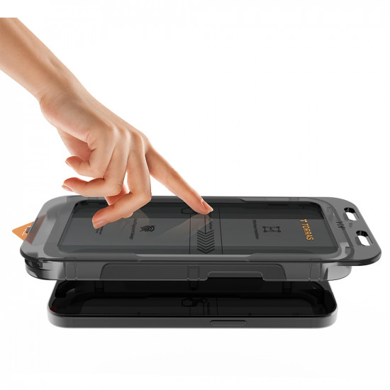 Torras GlassGo Install Master Privacy iPhone 17 Black