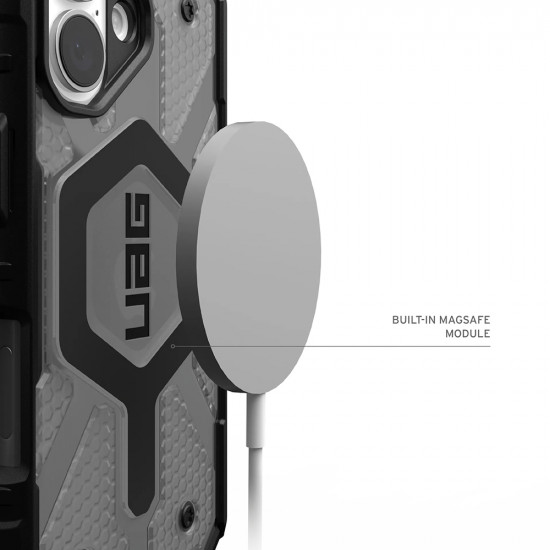 UAG Pathfinder Clear iPhone 17 Ash